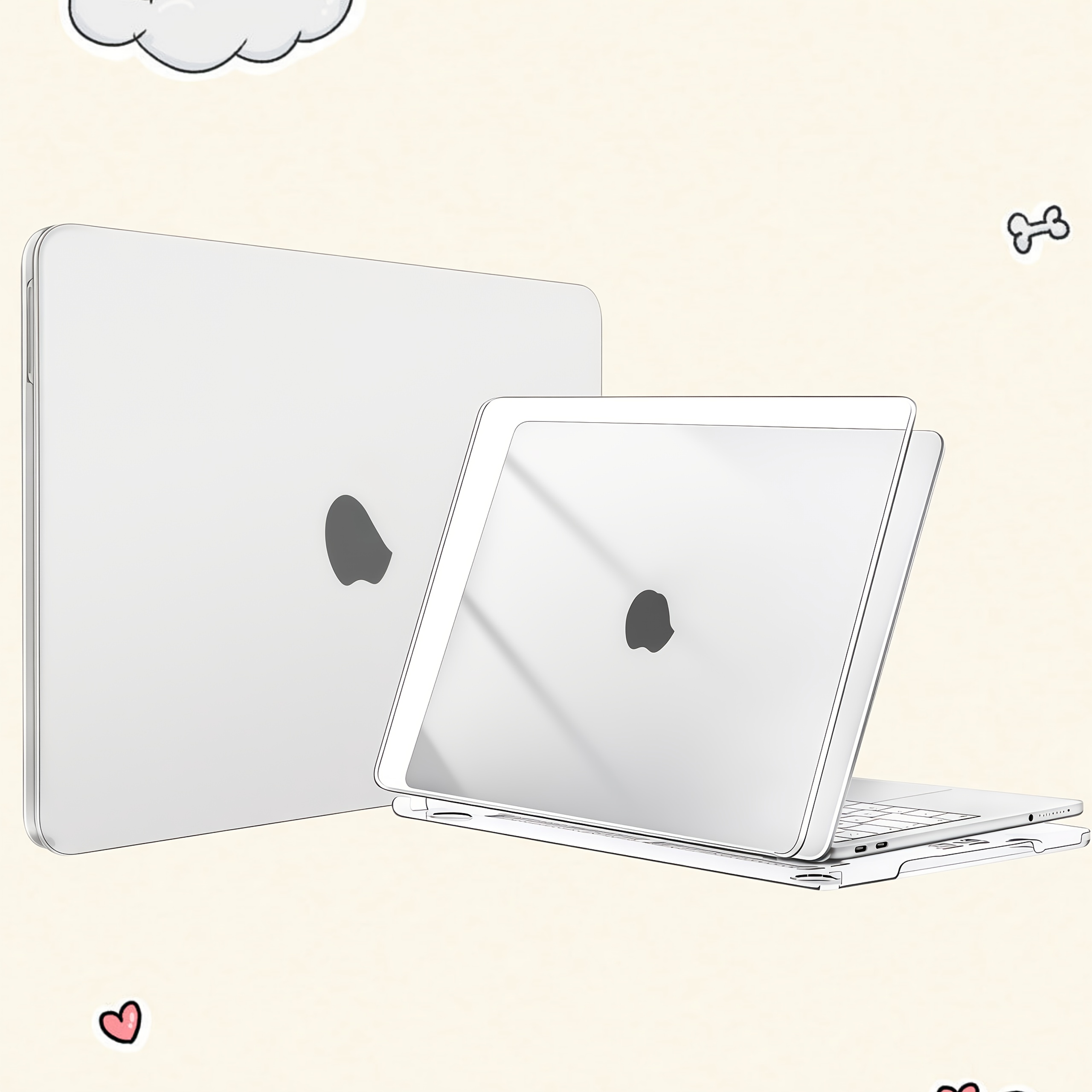 TEMU For Macbook Neo 13 A3404 2026 (a18 Pro Chips) High-definition, Transparent, Slim Laptop Case Scratch-resistant, Fingerprint-resistant, And