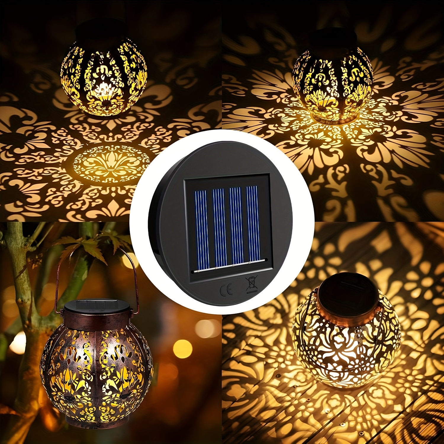 2-Pack Solar Fairy Lanterns – 30 LED Frosted Glass Mason Jar, Warm White, Outdoor Hanging For Garden & Patio