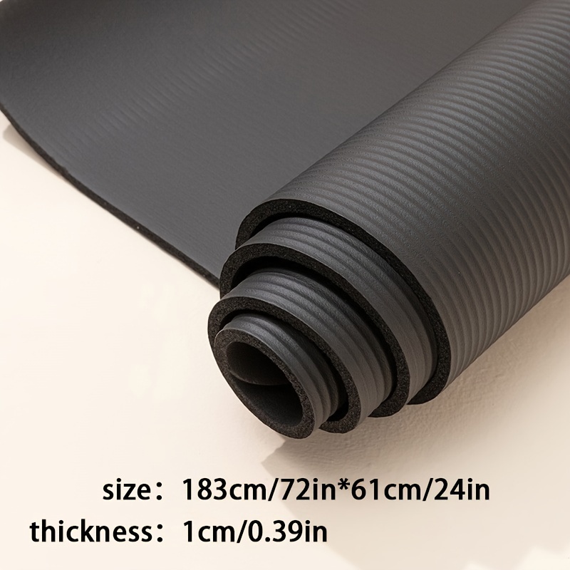 TEMU Extra Thick Non-slip Yoga Mat For , Workout Mat, Durable Home Fitness Exercise Mat