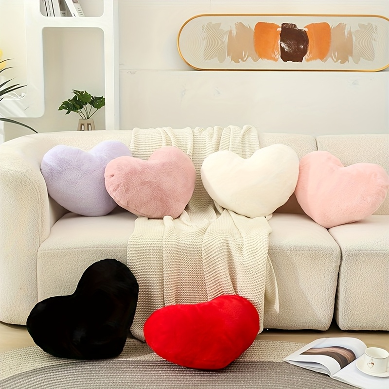 decorative     shaped   soft plush sofa cushion in pastel colors ideal for home or office decor white polyester weave decorative pillows 0