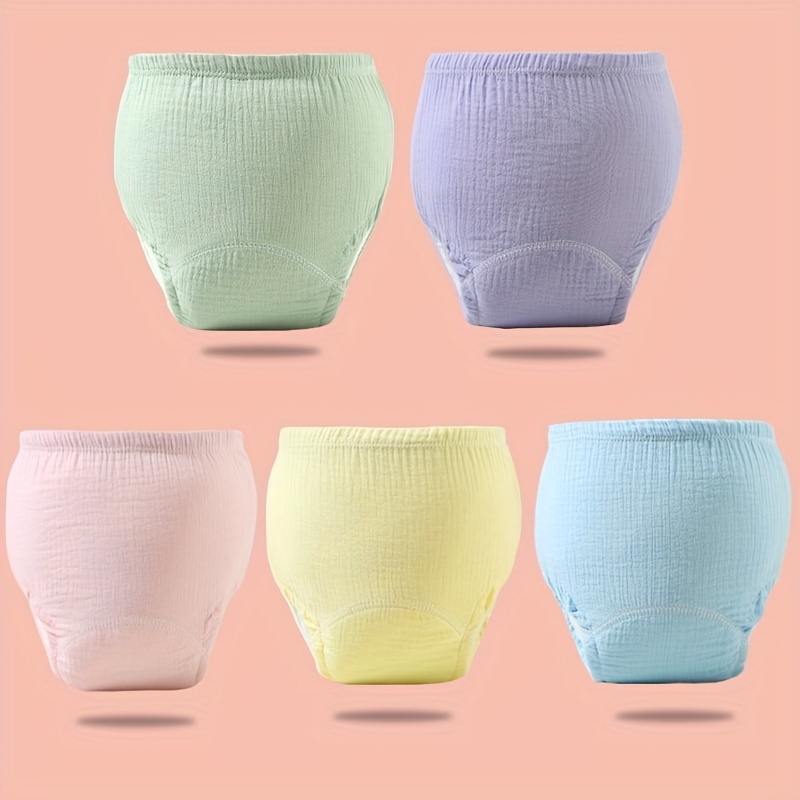 4 5pcs baby training diapers waterproof washable potty training pants pads for girls and boys to prevent urination and use the toilet details 0