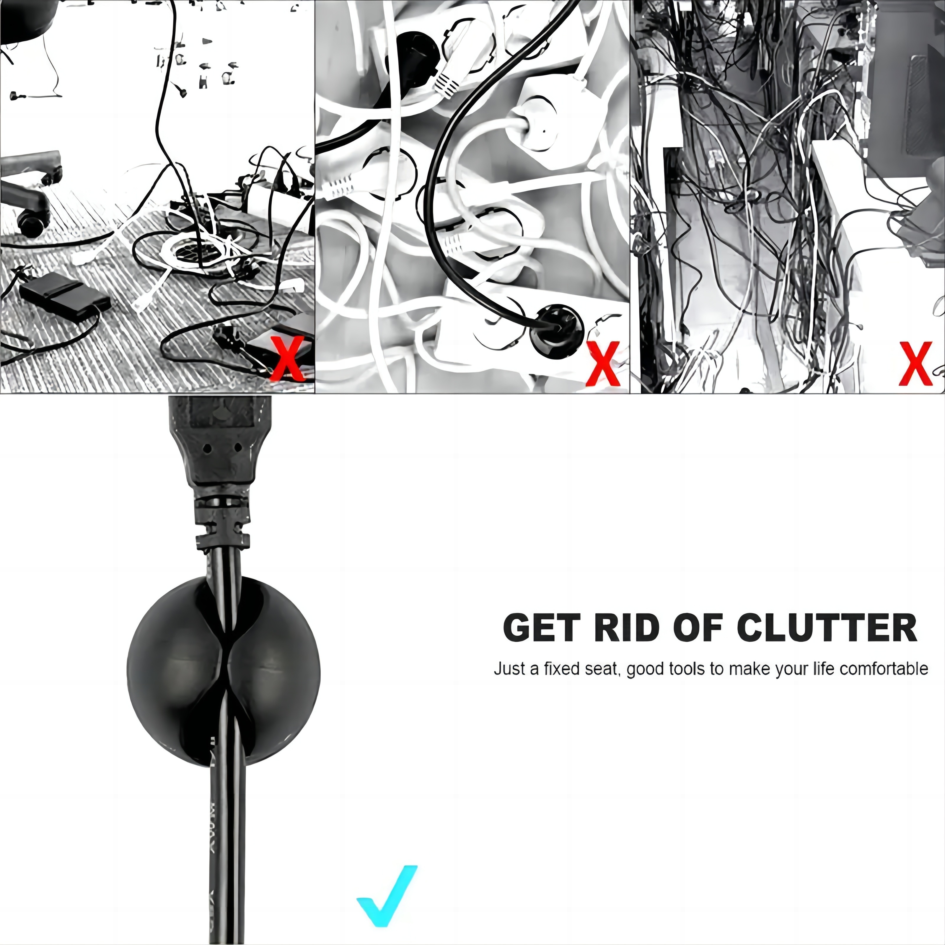 Car Cable ManaSynthetic Gemstoneent Holder 5/10/20pcs - Secure Adhesive Vehicle Cable Clips for Desk Accessories Data Cable Storage Rack, Office Desk, Dashboard & Interior Organization - Heat Resistant Automotive Wire Organizers with No Residue Strips