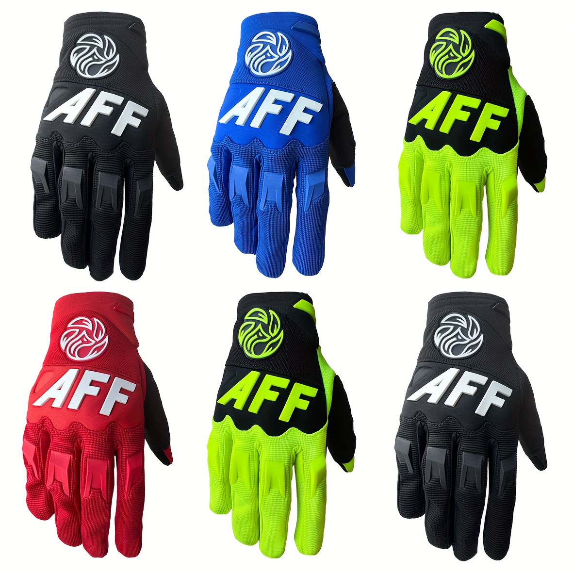 Dirt Bike Gloves RIGWARL Mens Touchscreen Skeleton Motorcycle