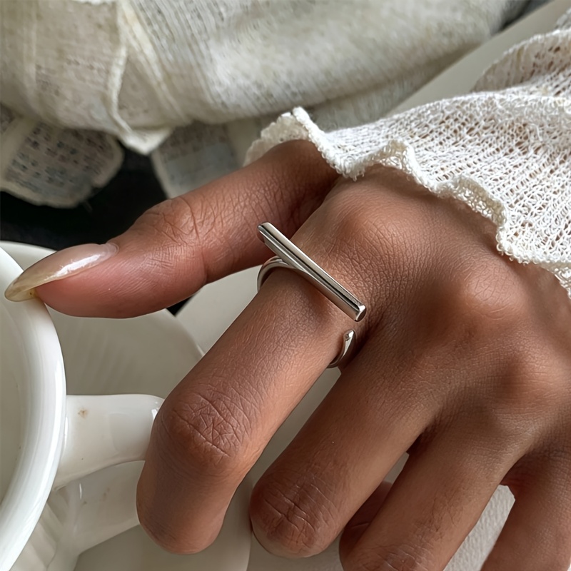 Women's Fashion Statement Ring, Adjustable Open Design