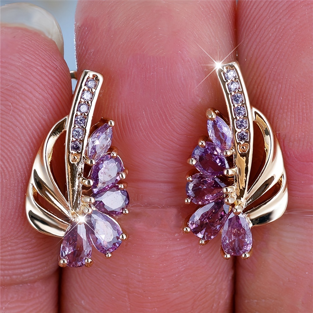 

Purple Zirconia Drop - -tone, Jewelry For Women | For Weddings & 's Day