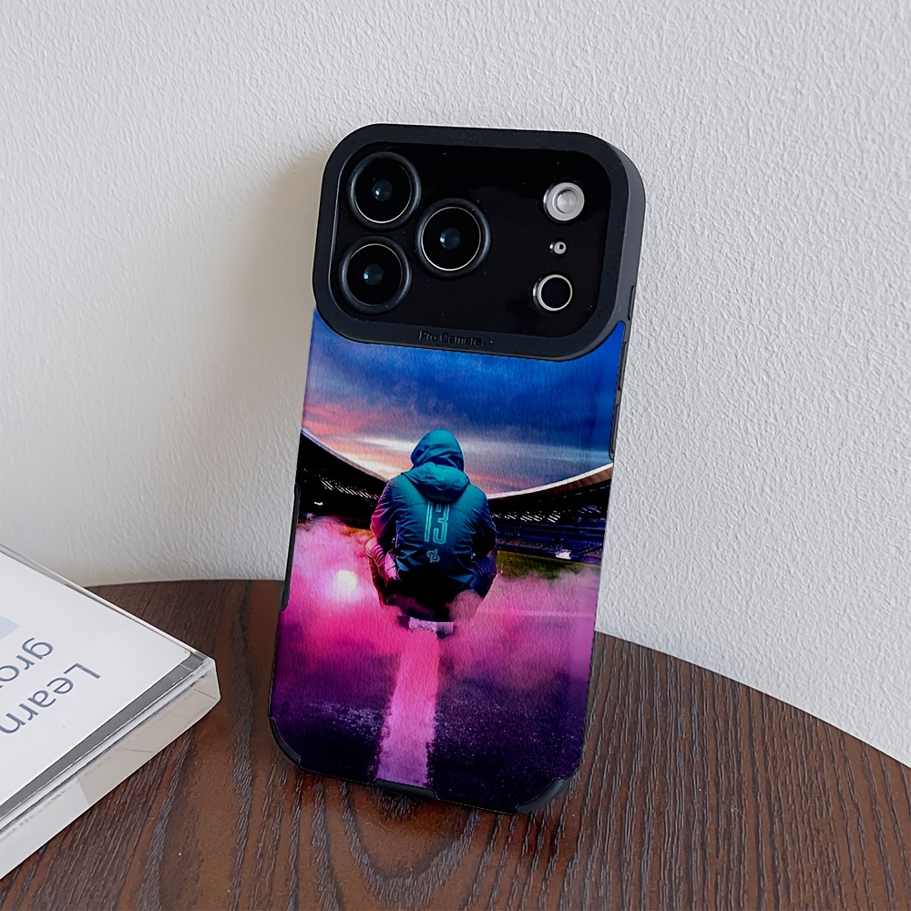 TEMU Étui Téléphone : Rapper JuL Call Pas E Lol - Compatible iPhone 17 16e 16 15 14 13 12 11 Pro Air XR XS X 6 7 8 Plus - Coque Souple en Cuir