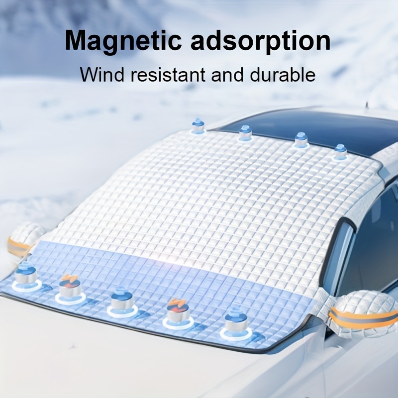 

All-weather Magnetic Car Cover - Uv-proof, Snow-proof, Dust-proof And Storm-resistant, And Cold-resistant, Suitable For Most Car Models