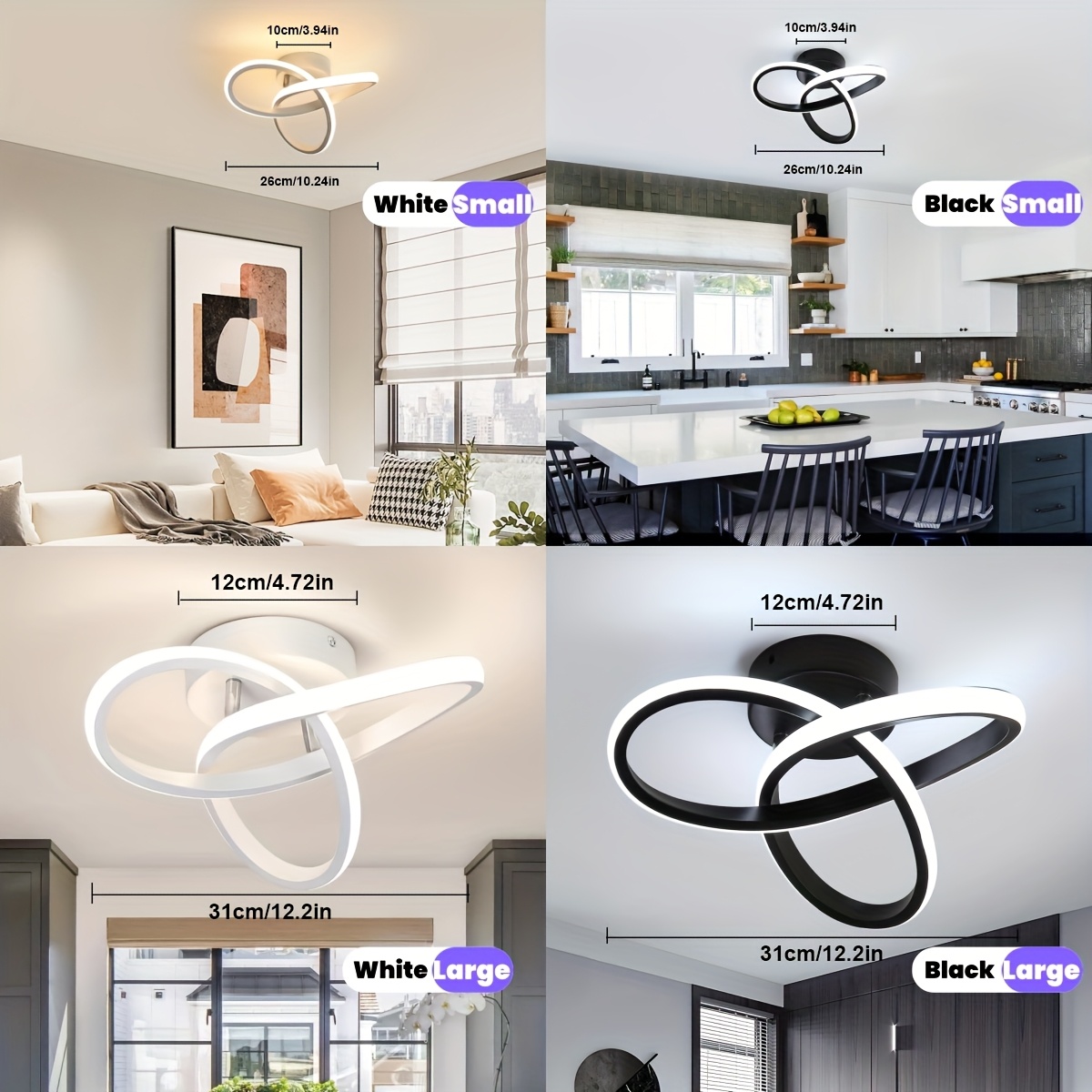 Dimmable Modern Recessed LED Ceiling Light