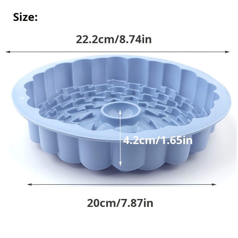 1pc Daisy Shape Cake Silicone 8 Inch Mousse Cake Baking Tool High Temperature Jelly