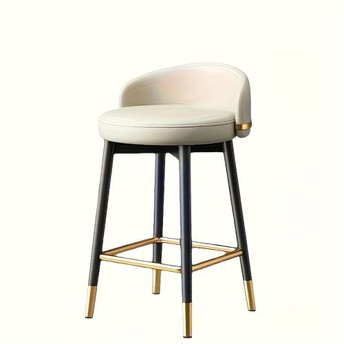 in a stylish trendy and versatile light luxury bar stool counter stool island chair its a modern minimalist backrest chair for home use or cashier counter