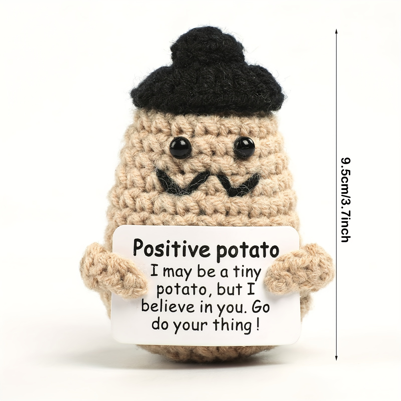 Positive Potato Ornament Hand Woven Crafts Fun Ornamental - Temu