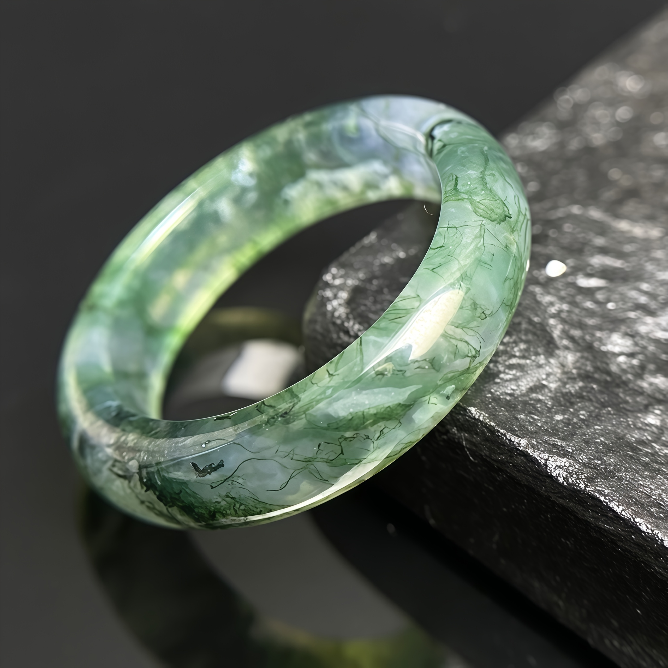 TEMU A High-quality, Transparent Agate Ring Suitable For Men And Women, Featuring Stone. This Minimalist And Stylish Piece Is Perfect As A Gift For