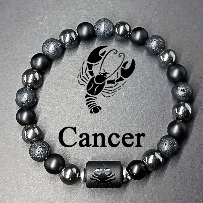 E-shop 1/12 Stücke Zodiac Mattstein-Acht-Planeten-Armband, exquisites Design – das Geschenk für die Familie