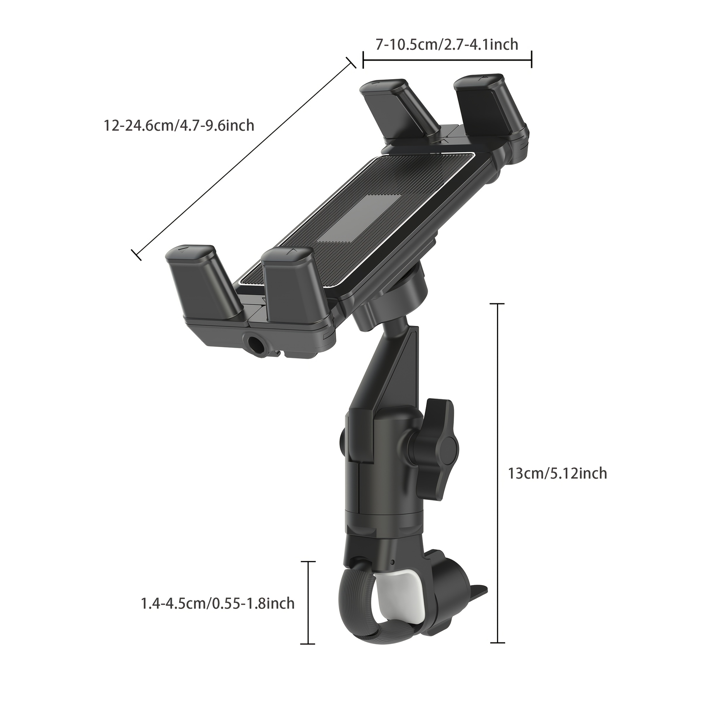 E-shop LRBH Tablet-Halter für Mikrofonständer, Musikstand-Tablet-Halterung für iPad, Smartphone/Tablet-Mikroständerhalterung für Geräte mit