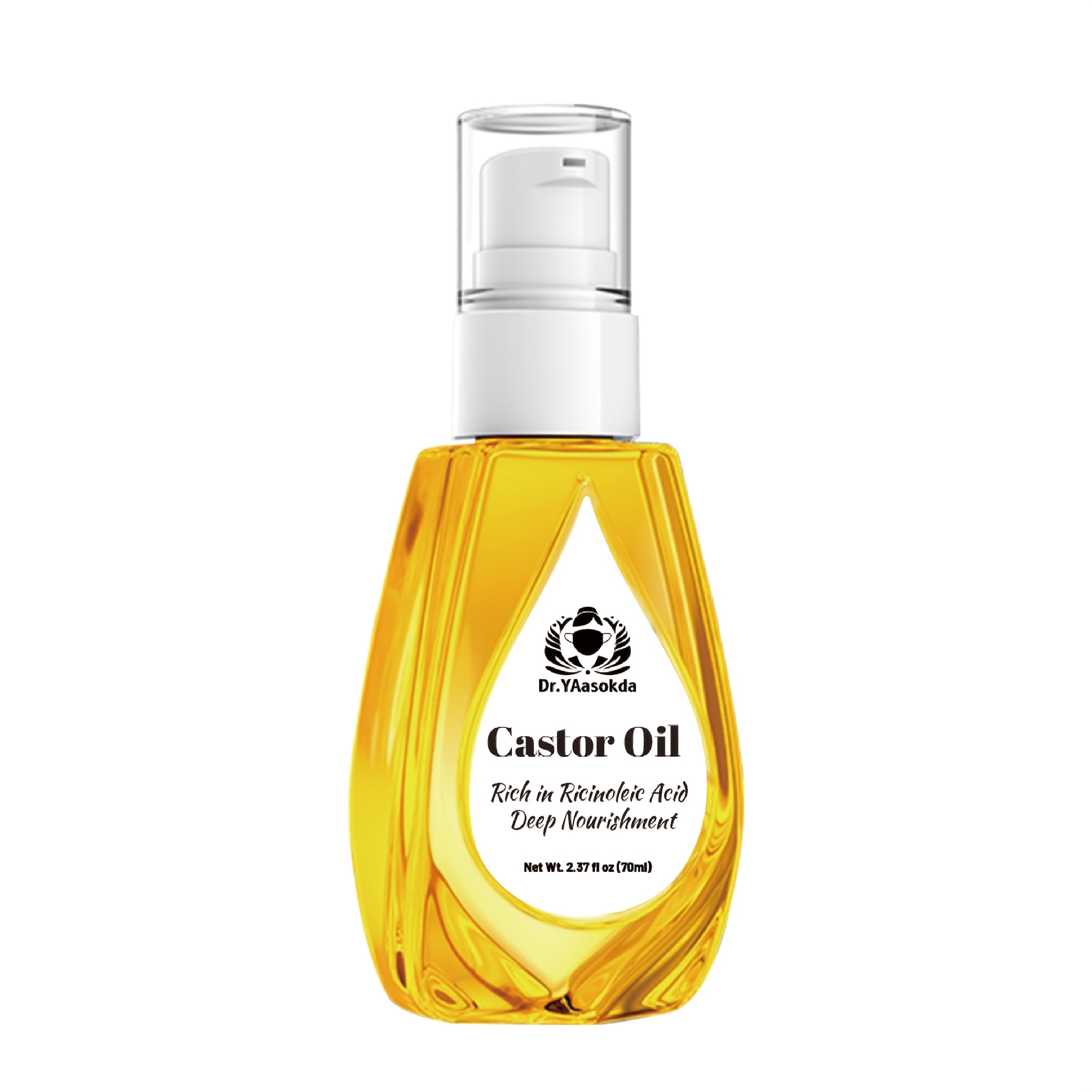 70ml Of Castor Oil And Palm Oil For Hair Care - Density Essential Oil, Made From Plant, Ideal For Treating Dry And Damaged Hair, Along With Coconut Oil For Hair Care