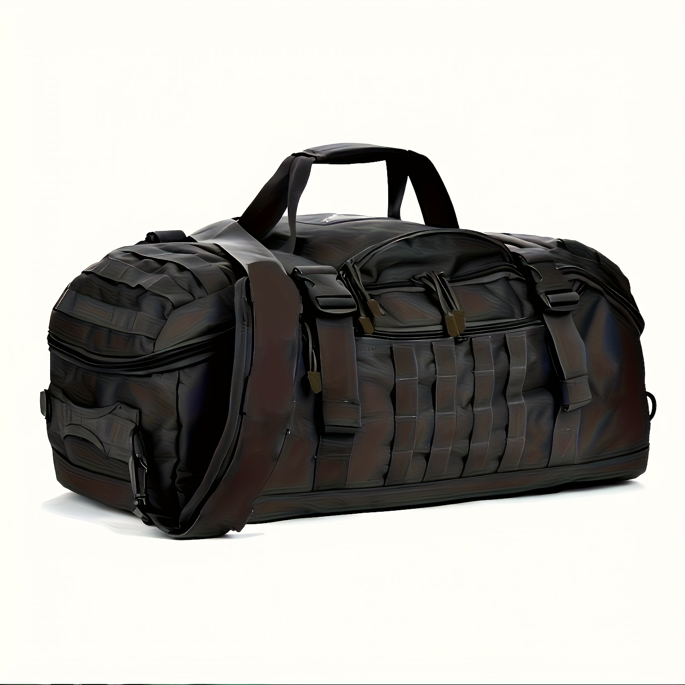 Large Duffle Bag, 3-in-1 Tactical Backpack Molle Pack For Sports, Gym, Outdoor