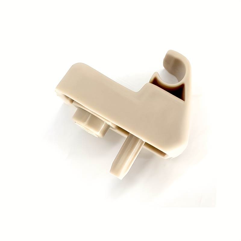 TEMU Clip per parasole, resistente clip per parasole auto, sostituzione gancio OEM # 735411088, accessori per parasole auto (beige)