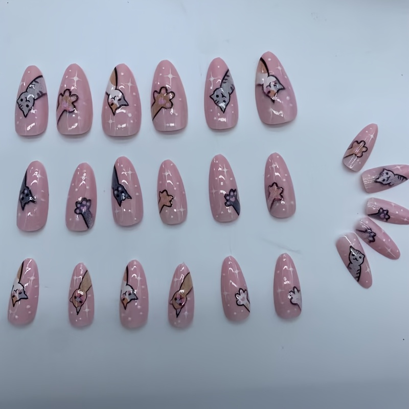 24 Pink Nail Art Pieces With Patterns, Cute Patterns Suitable For You