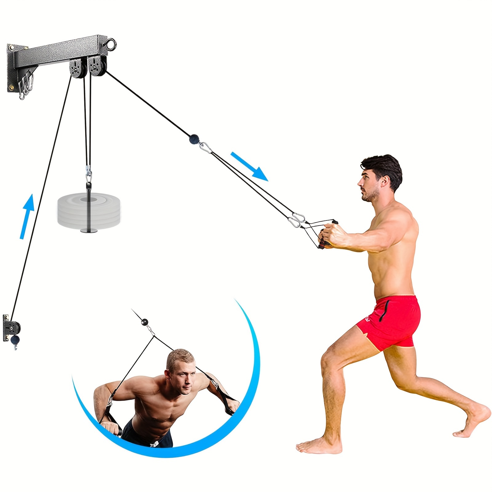 Seated Forearm Wall Slide Cergrey Forearm Power Exerciser, Arm