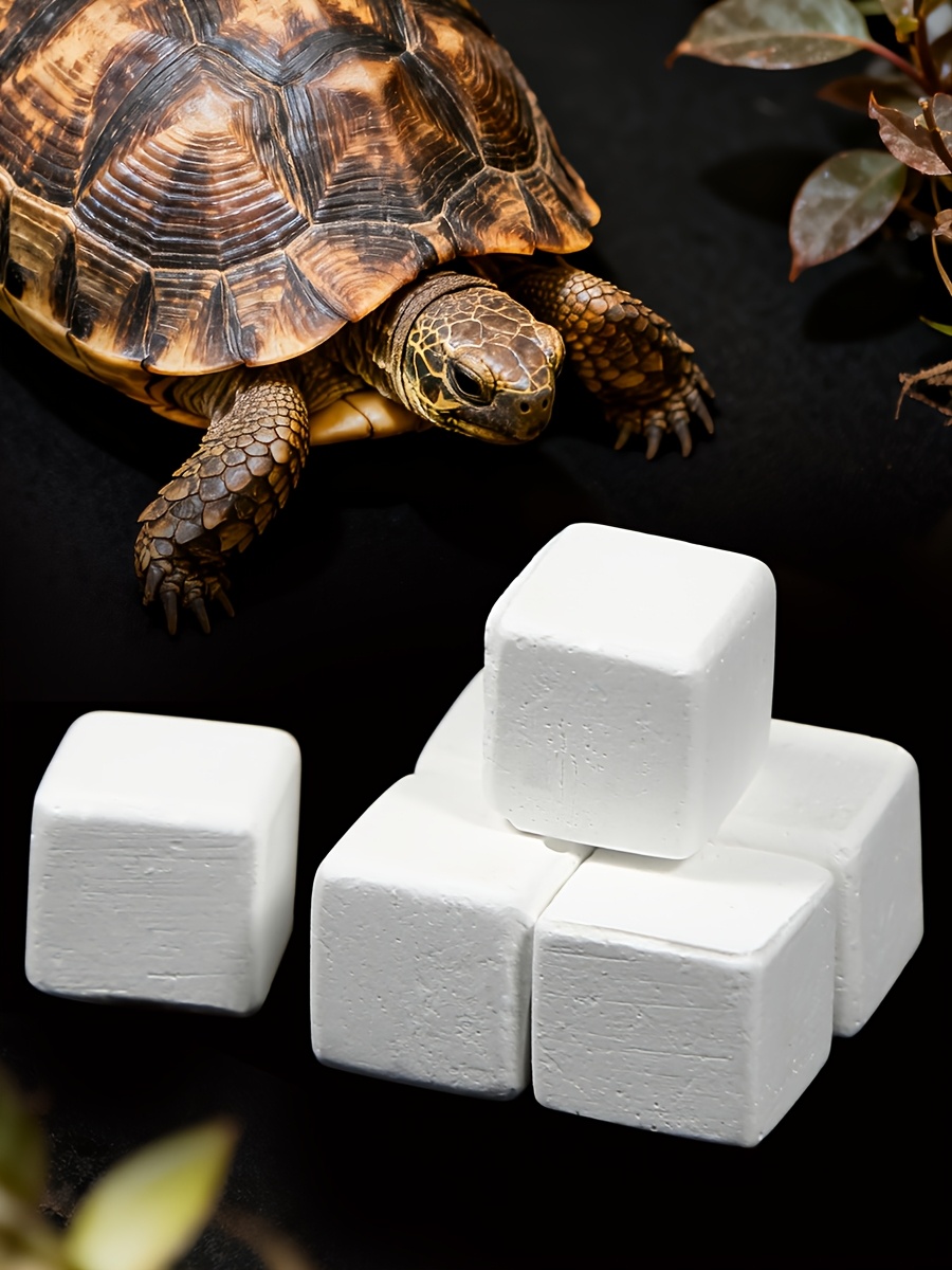 2 Sets of 12 Natural Mineral Blocks/Suitable for Shrimp, Hermit Crabs, as Well as Turtles, Lizards, Frogs, Bearded Dragons, and Other Reptiles/Helps Create a Healthy Habitat Environment/A High-quality Aquarium Accessory, Lizard Supply, and Turtle