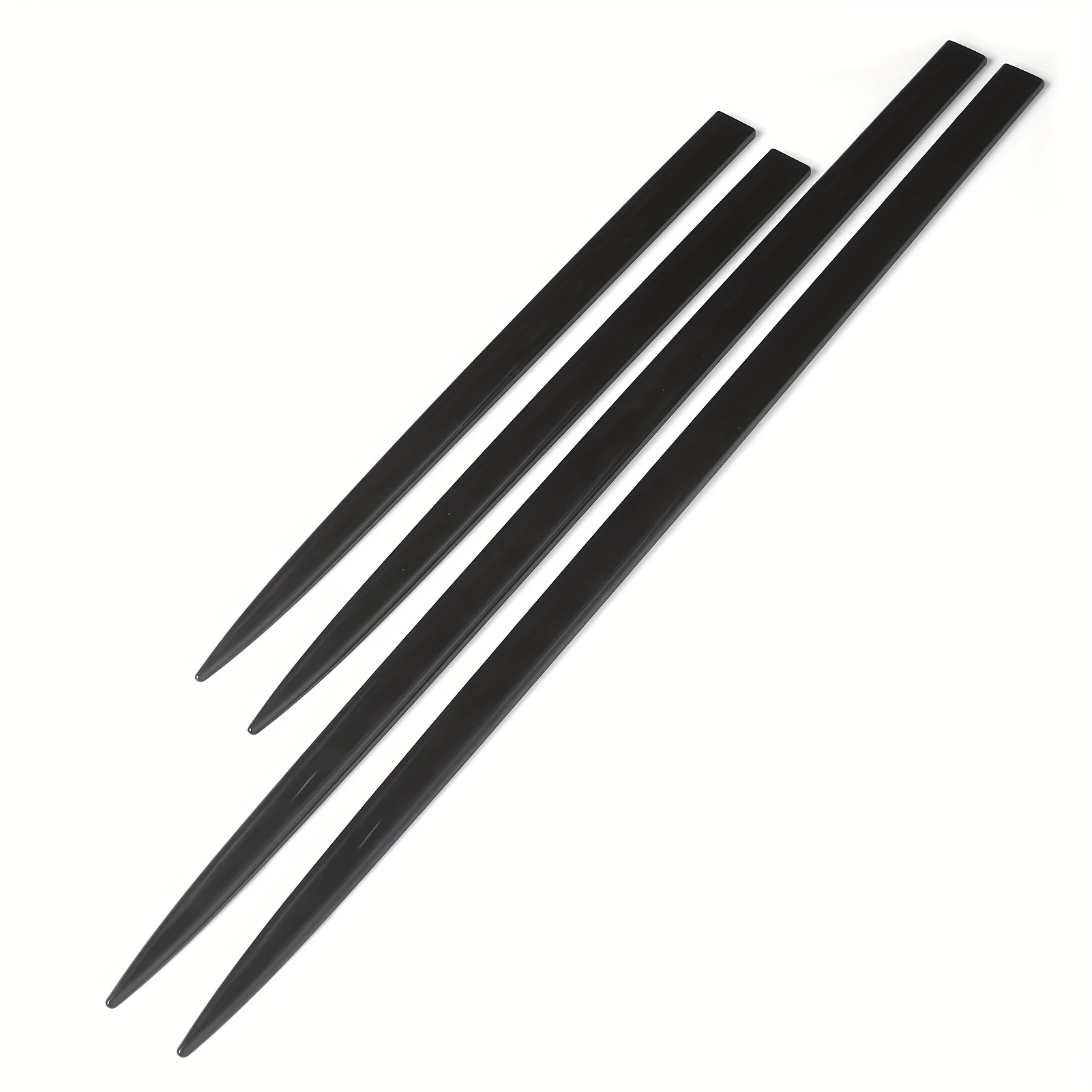TEMU 4pcs Car Plate Anti-collision Strip Universal Body Side Trim Waterproof Decorative Sticker Car Side Door Edge Strip
