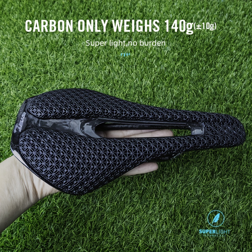 Selle de vélo imprimée en 3D * selle en * ultralégère de 120G, siège de vélo pour VTT, vélo de route * pièces de cyclisme