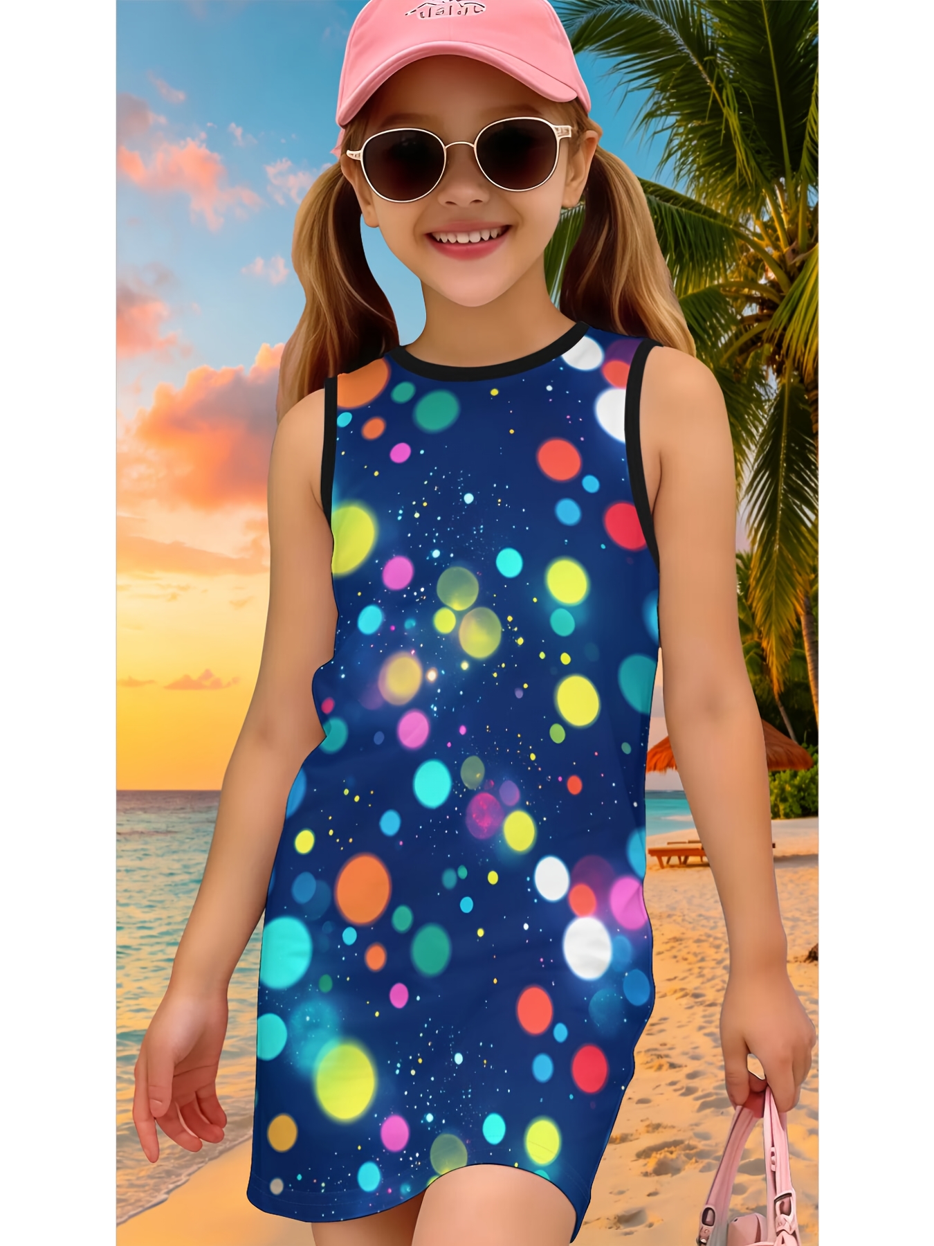 girls neon dress Yellow Cotton Dresses with Collar The perfect dress for school EIRENE - Girls Neon Yellow