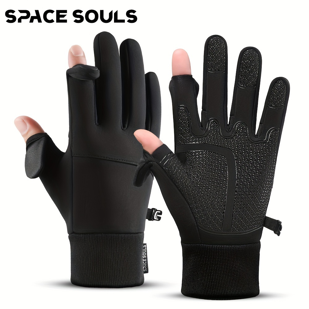 TEMU Touchscreen-compatible Gloves - Windproof, & For Cycling And Outdoor