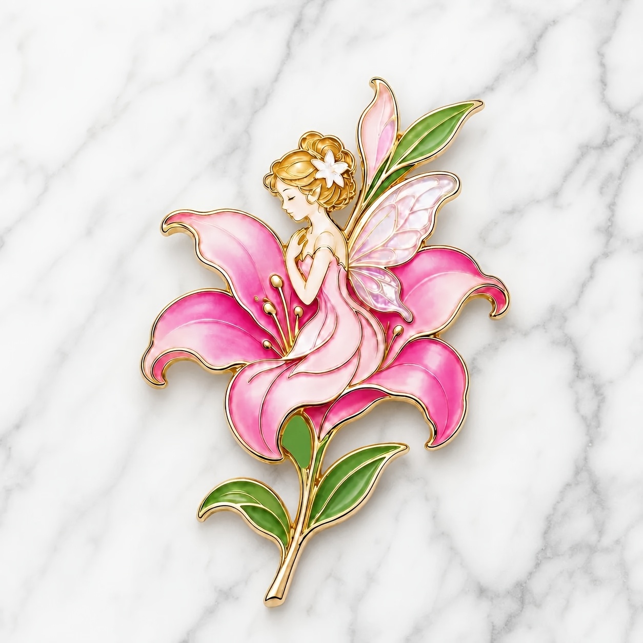 TEMU Broche decorativo de floral , alfiler con de pequeña y flor de , accesorio portátil para múltiples , pequeño regalo de , adorno para
