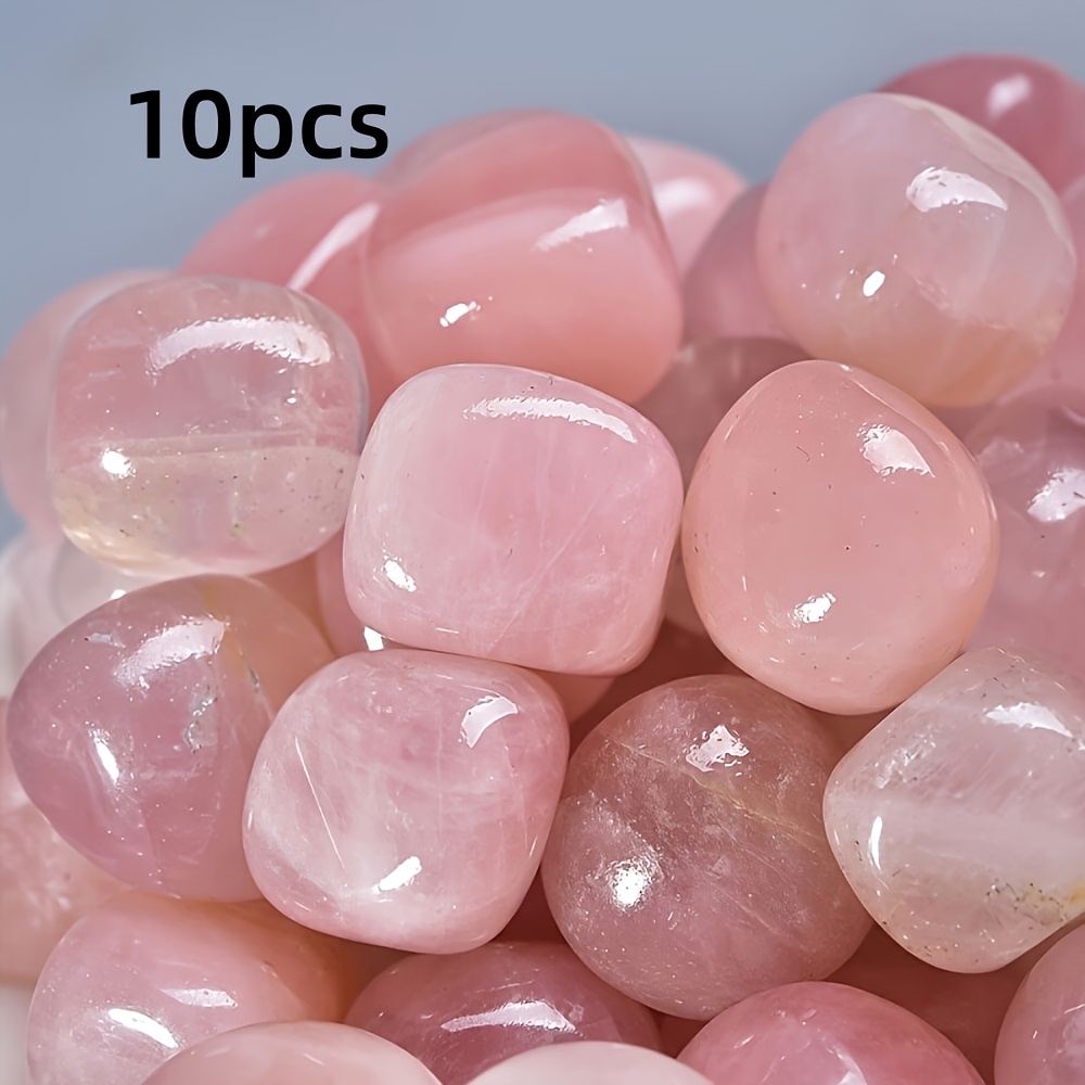 TEMU 10pcs Quartz Large Stones - For, Chakra Balancing, Jewelry Making, And Cleansing (spiritual, Sage Bundle)