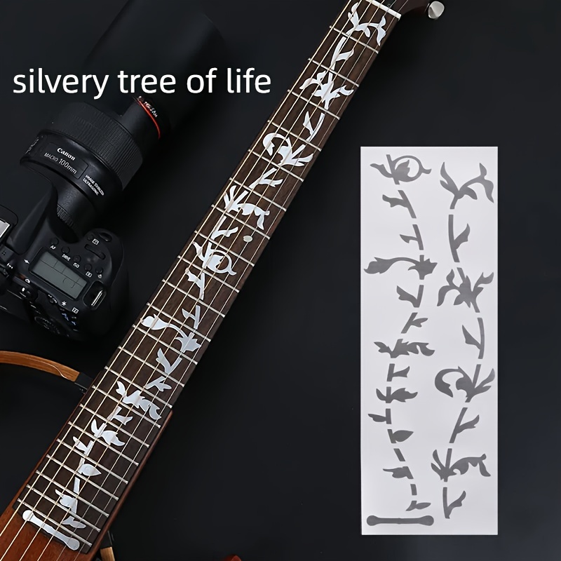Guitar & Ukulele Fretboard Stickers - Durable ABS, Enhance Your Instrument's Look