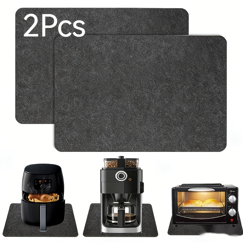 2pcs Heat Resistant Kitchen Protector Pads | 44cmx33cm Chemical Fiber Felt Mat, Non- Contact