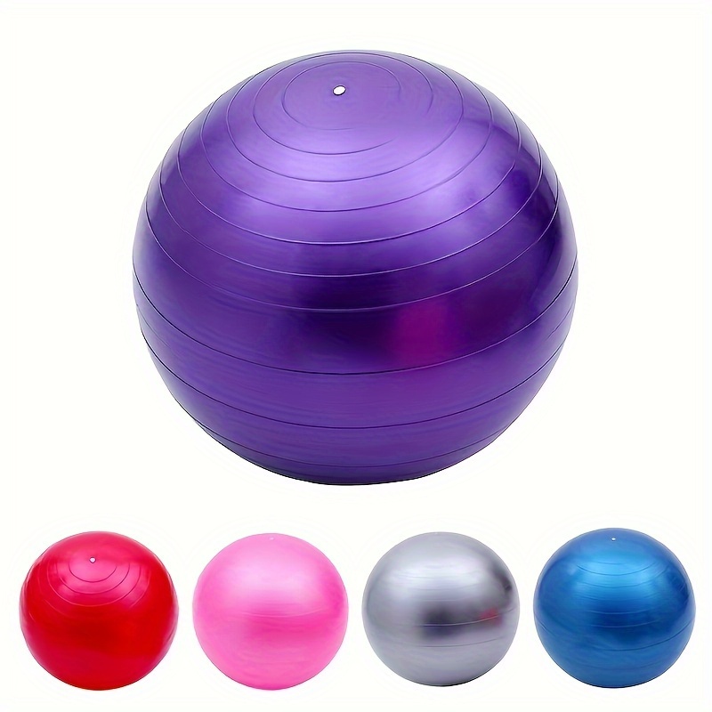 

Extra 65cm Anti-burst Yoga Ball - Pvc Exercise Fitness Ball For Adult Training, Pregnancy & Labor Support - Balance Ball For Gym, Home Workout, Pilates - Uncharged