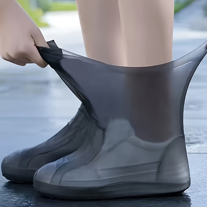 

2pcs Shoe Covers - Waterproof, Non-slip For Outdoor Use, Portable Design