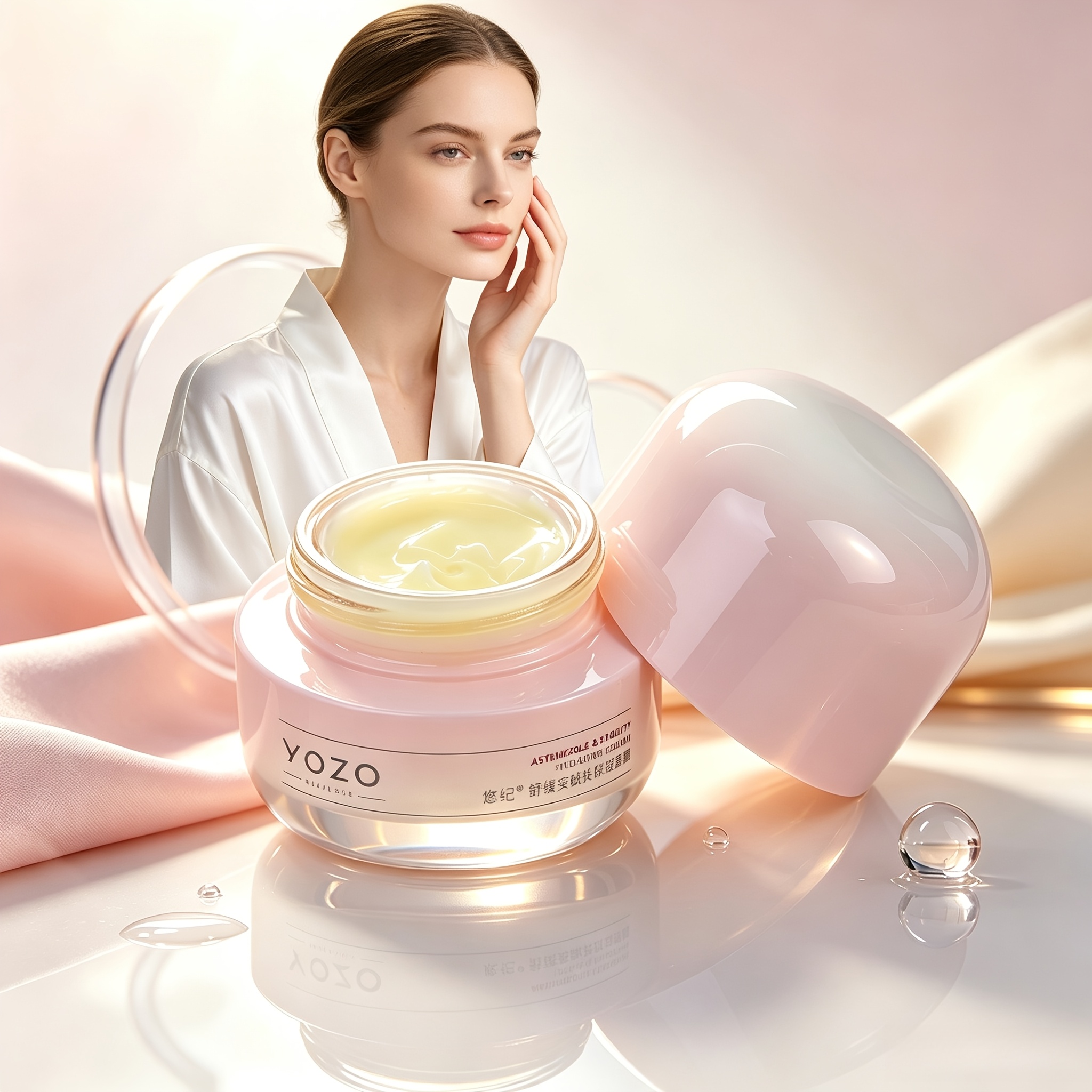 Image of Niacinamide Moisturizing Cream Contains Peptides And Collagen Nourishing Hyaluronic Acid Deep Moisturizing Cream 50g