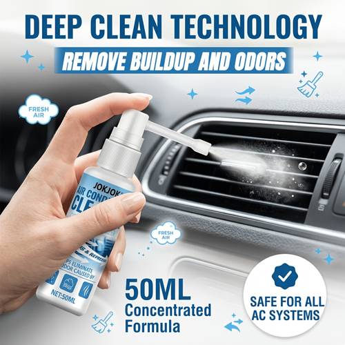spray de limpieza para aire acondicionado de coche – de limpieza para rejillas de aire acondicionado, a eliminar la acumulación y los olores, mantiene el flujo de y limpio