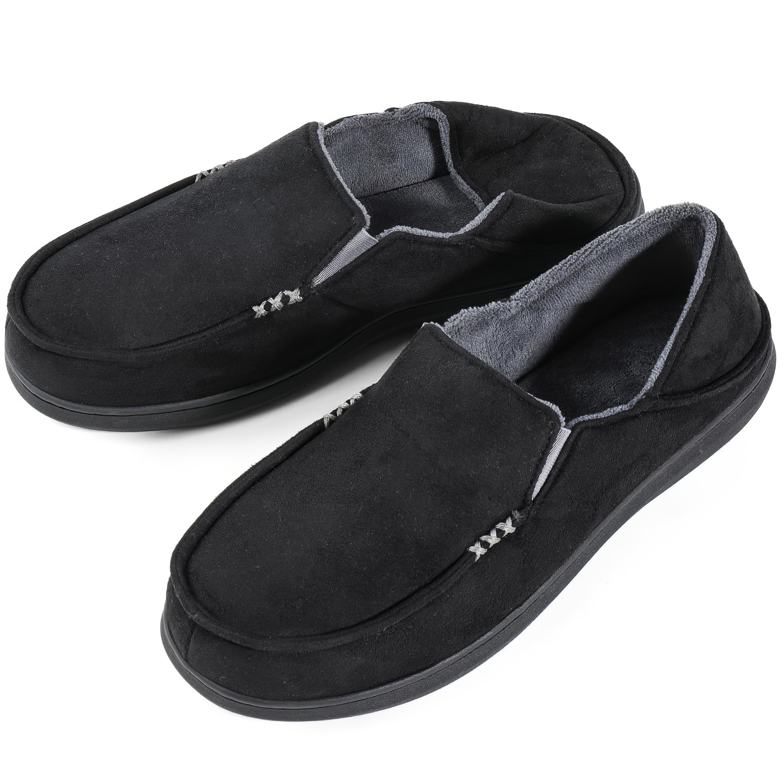 

Zizor Men's High Density Memory Moccasin Slippers