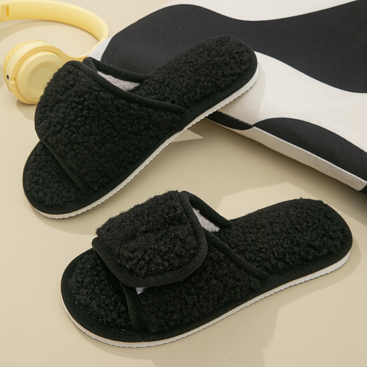 womens casual slide slippers adjustable open toe comfy Temu