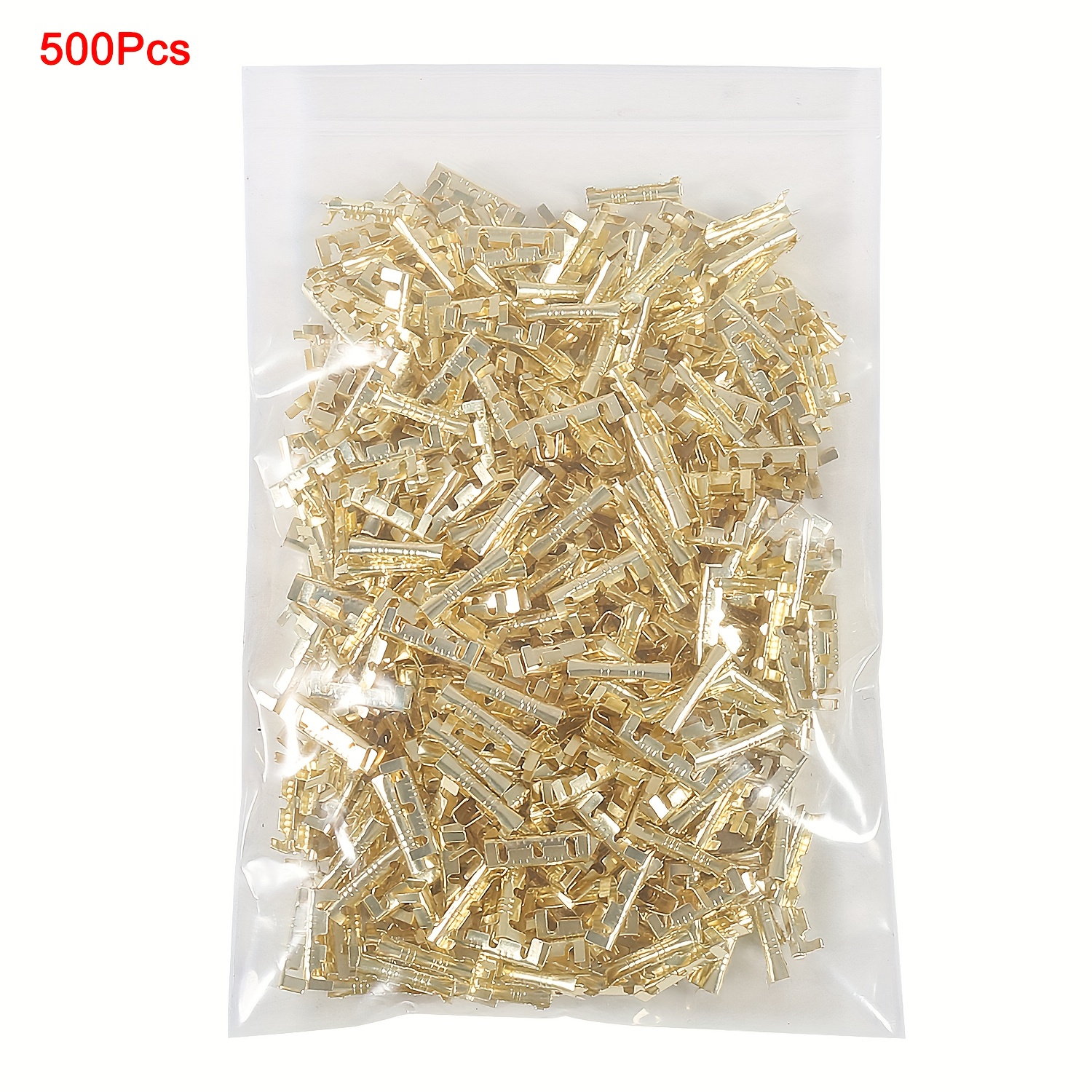 TEMU 500/1000pcs Connecteurs de borne en U de type 453 - à dents fines à rapide pour fils de 0,3 à 1,5 mm², bornes de qualité supérieure sécurisées