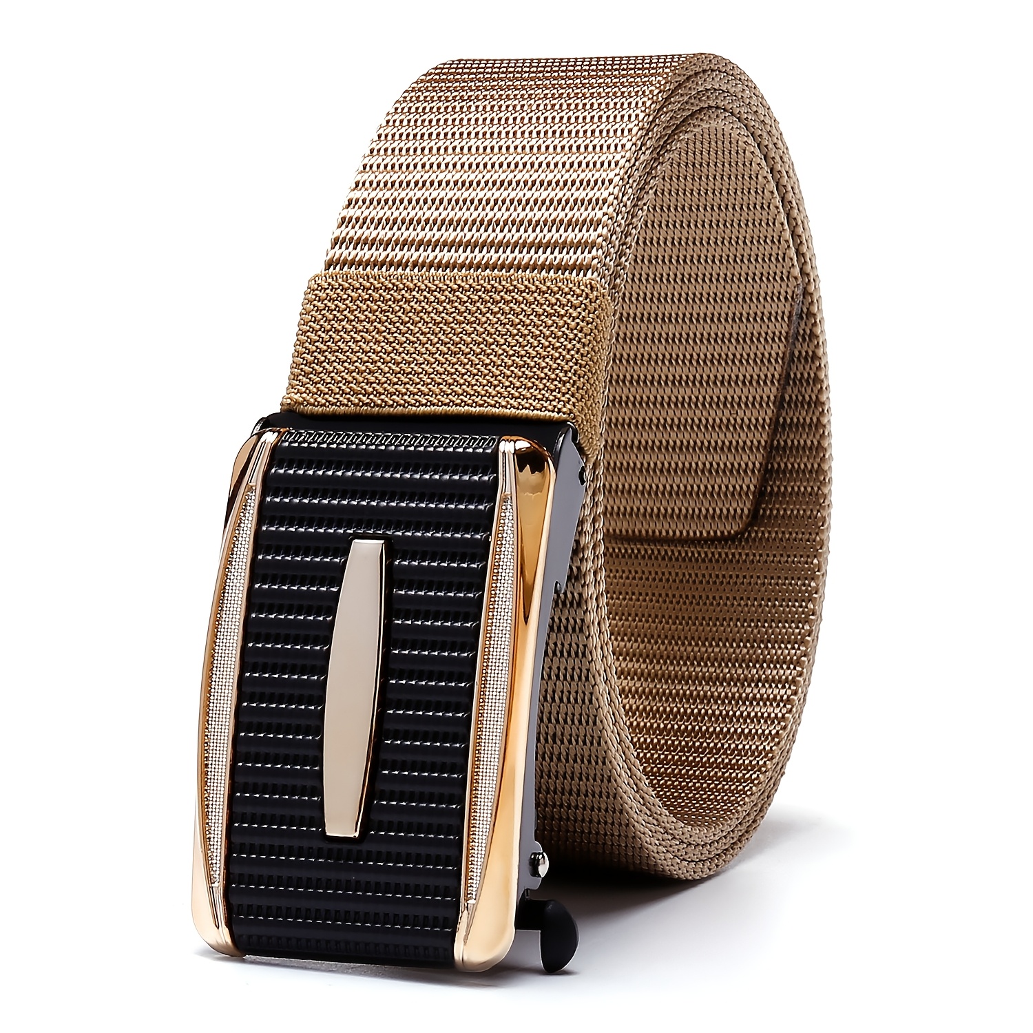 Men's Outdoor Tactical Nylon Automatic Buckle Belt, Lightweight