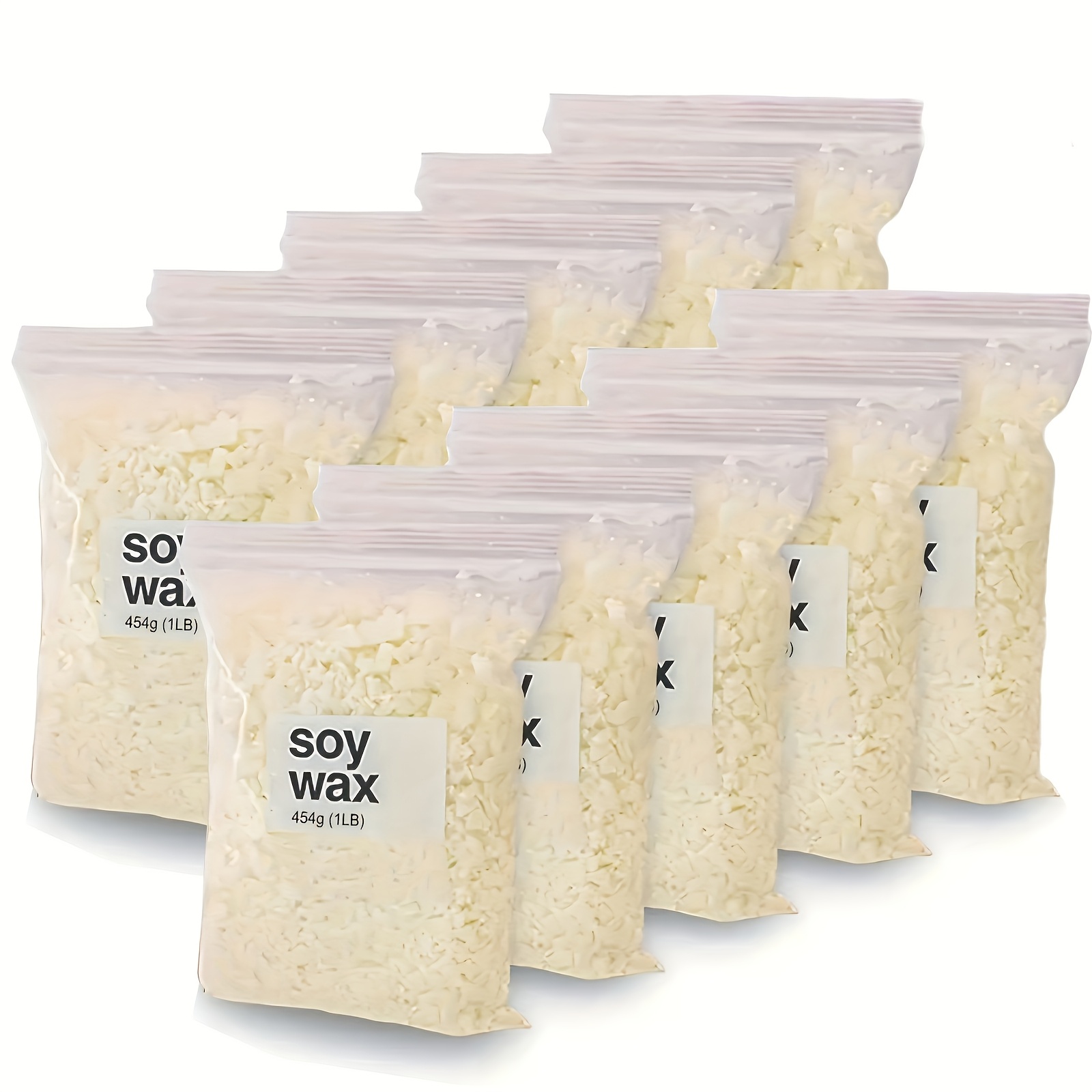 Sojawachs-Flocken Zur Kerzenherstellung – 1 Kg, 100% Natürlich, Biologisch Abbaubar, Für DIY-Kerzen