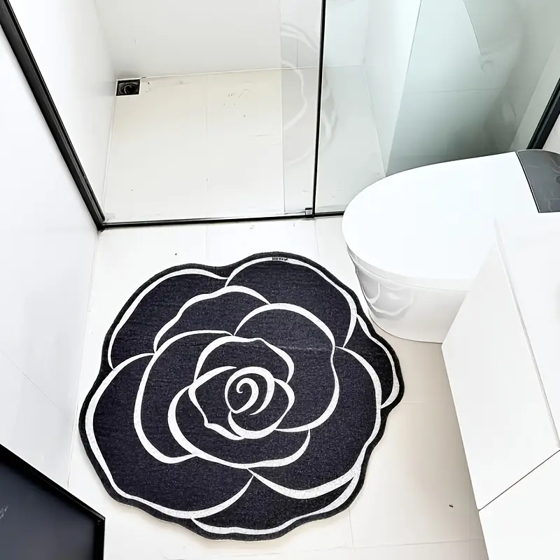 non slip bath mat with unique durable pvc plush texture easy to clean modern bathroom decor for bathroom Product details 6
