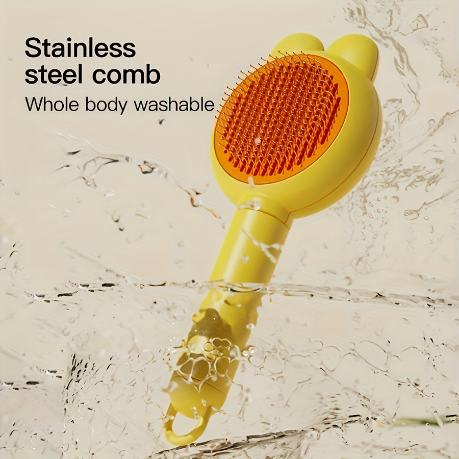 pet cat hair removal needle comb universal deshedding and massage brush for small dogs and cats Product details 1
