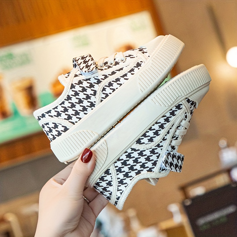 Casual Low Top Canvas Shoes For Girls, Lightweight Non-slip Sneakers ...