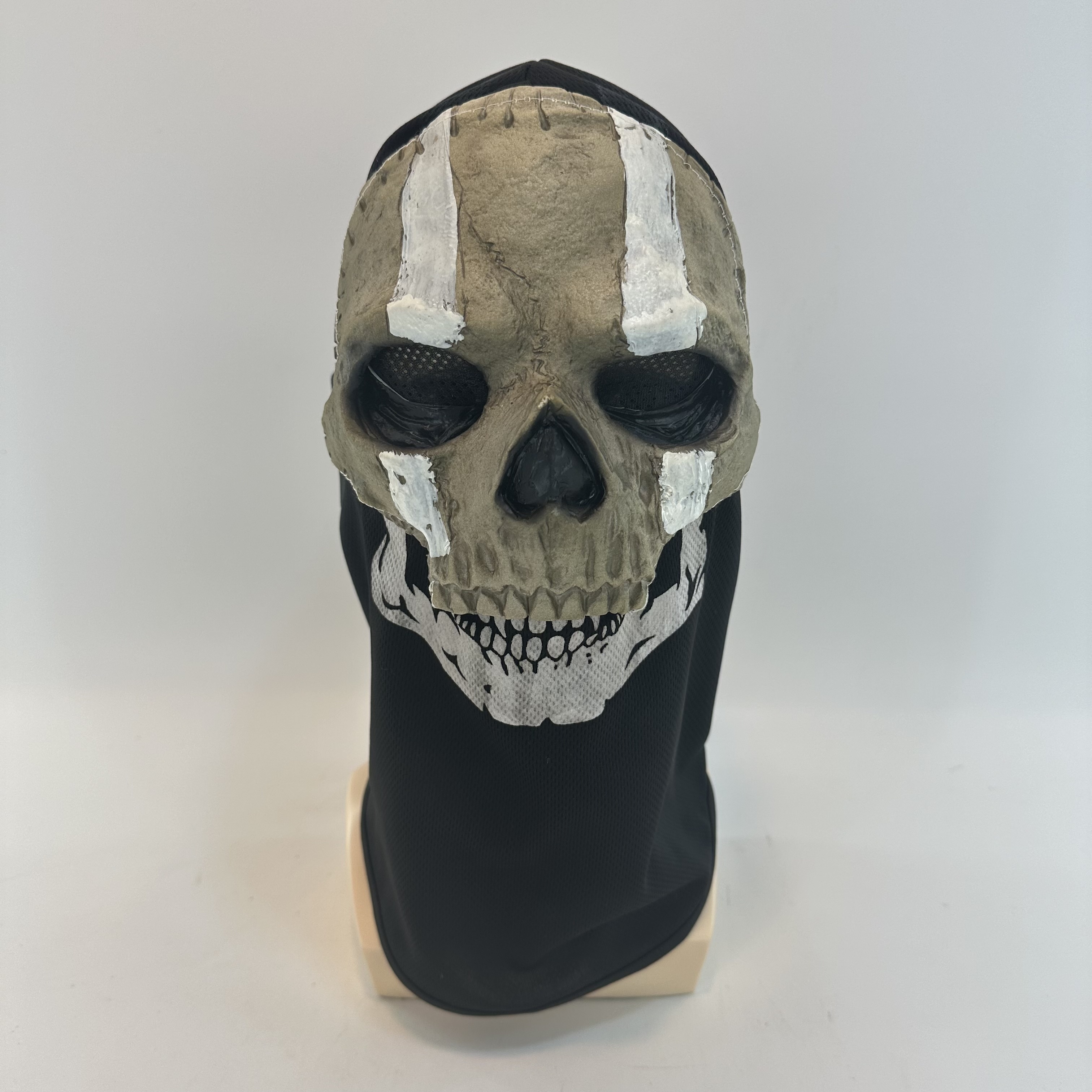 Purple Metallic Ghost Face Full Mask