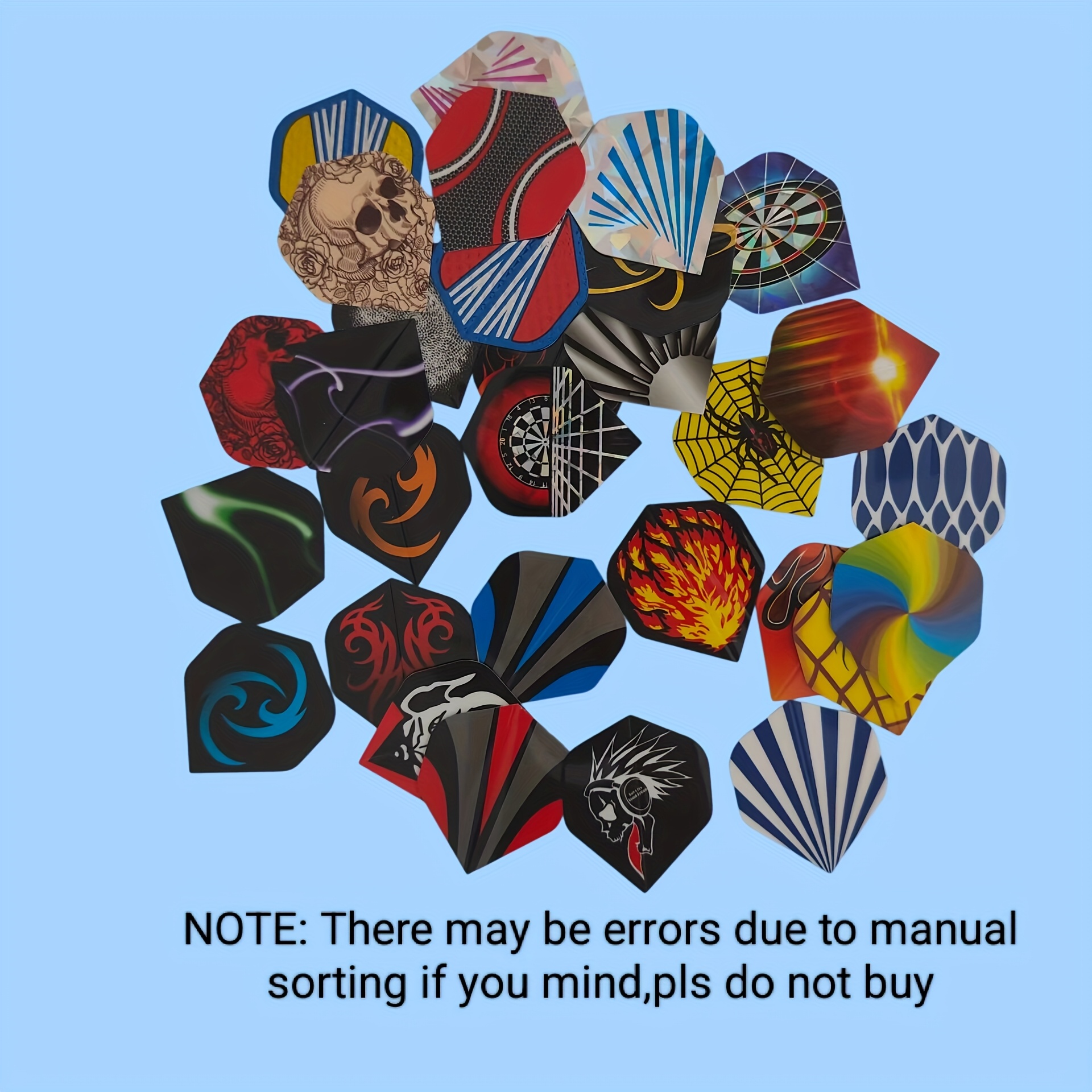 90pcs PET Professional Standard-shaped Dart Flights