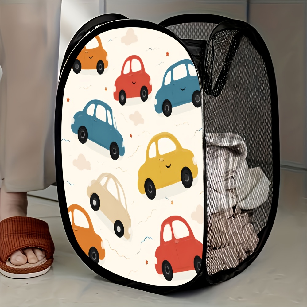TEMU 1 panier à linge pop-up pour une organisation facile et un rangement encombrant, panier à linge pop-up en pour une gestion efficace du placard