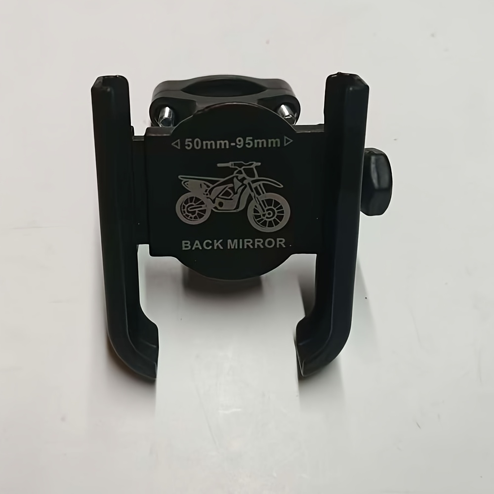 TEMU Bicycle Aluminum Alloy Phone Mount, Motorcycle Phone Holder, Stable And Secure Fixing Style For Bicycles, Electric Bikes, Scooters, And