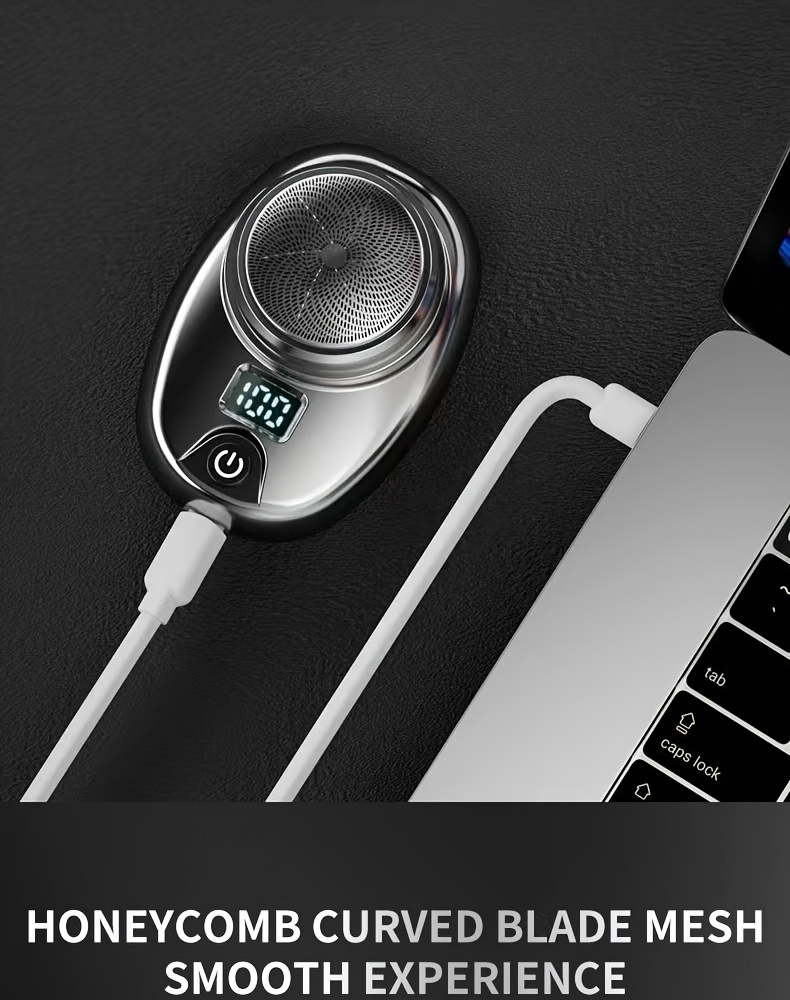 mini electric shaver 2025   version   use with lcd screen mens mini electric shaver portable travel electric shaver suitable for home car travel 1pc Product details 4