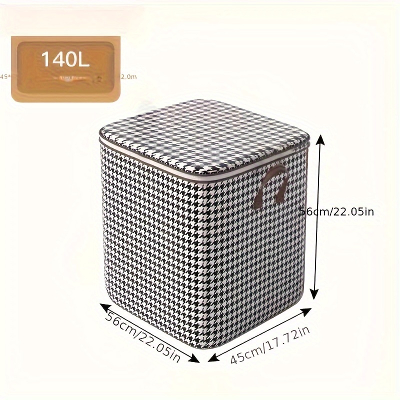 Quilt Storage Bag Household Non-woven Clothing Quilt Storage Bag Foldable Clothing Luggage Carrying Bag, Under-bed Storage